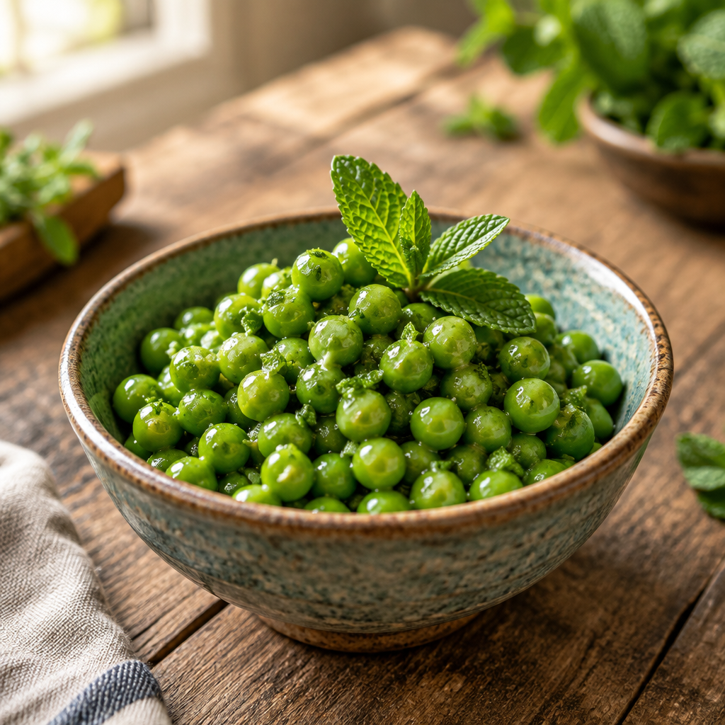 Buttered peas