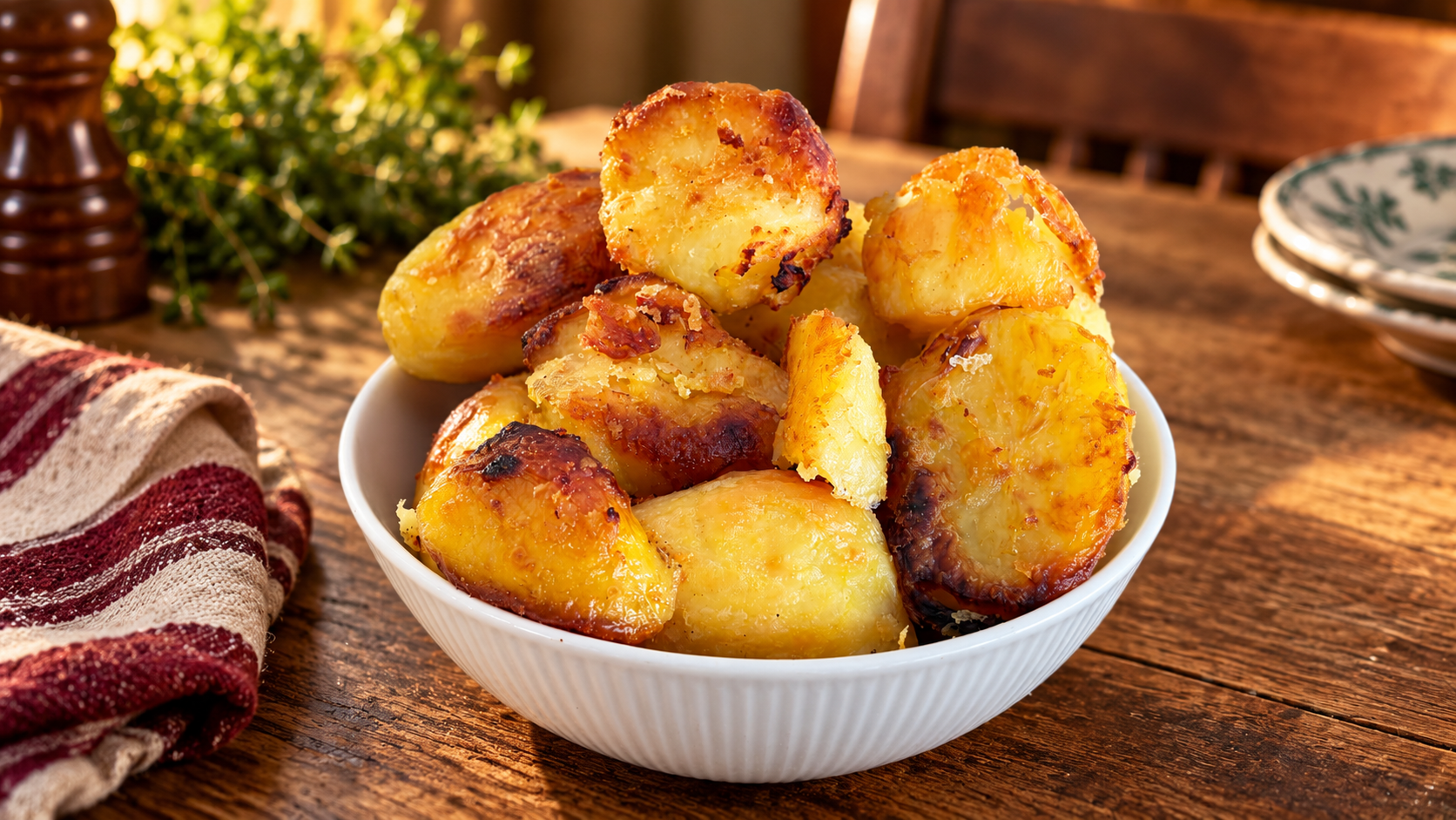 Roast potatoes